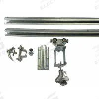 DAYTON Festoon System Kit: C-Rail, 20 ft – 20 ft, 42 ft Min Cable/Hose Required, Round (MPN 7CZ38). Key specifications — Brand: DAYTON; Compatible Cable Type: Round; Included Components: Intermediate Cars; Track Type: C-Rail.