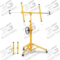 BIL-JAX Drywall Lift: 12 ft Lifting Ht Max, 12 in x 4 in, 200 lb Max Lifting Capacity, Steel (MPN 0063-0580). Key specifications — attr925750: Steel; attr925751: BIL-JAX.