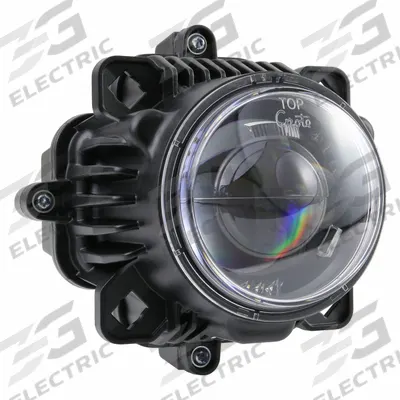 GROTE Bi-LED 90mm DT R149: Headlight, LED, Non-Heated, High Beam/Low Beam, Recessed Mount - Standard Headlights