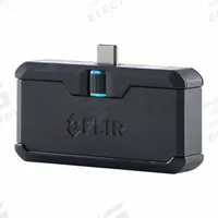 FLIR IR Smart Phone Adapter: -4°F to 752°F, 50° x 43°, 32°F Min Op Temp °F, 95°F Max Op Temp °F, Adj (MPN FLIR ONE PRO-iOS-USB-C). Key specifications — Brand: FLIR; Infrared Resolution: 160 × 120; Emissivity Adjustability: Adjustable; Field of View: 50° x 43°.