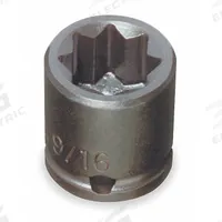 PROTO Impact Socket: 3/8 in Drive Size, SAE, 1/2 in Socket Size, 8-Point, Std, 1 1/16 in Overall Lg (MPN J7216S). Key specifications — attr1215501: PROTO; attr1215515: Black Oxide; attr1215518: 1/2 in.
