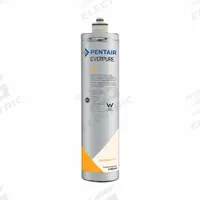 EVERPURE Water Filter Cartridge: 0.5 micron, 0.5 gpm, 3,000 gal, 14 1/4 in Overall Ht (MPN EV960146). Key specifications — Filter Media: Carbon; Brand: EVERPURE.