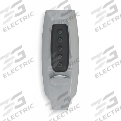 SIMPLEX Mechanical Push Button Lockset: 2 1/4 in Door Thick - Max, Push Button - Mechanical Keyless Access Deadbolts