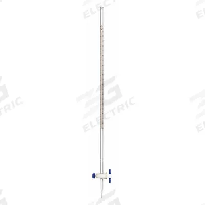 APPROVED VENDOR Straight Bore Buret: 10 mL, A, 560 mm, ±0.025 mL, 0.05 mL Inc - Class A Glass Burets
