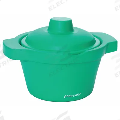 COLE PARMER Ice Bucket with Lid: 2.5 L Capacity, Round, Ethylene Vinyl Acetate, Green - Ice Buckets & Pans