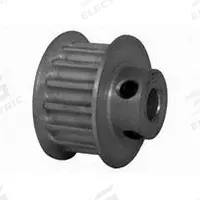 DAYTON Timing Pulley: Modified Curvilinear, Fixed, For GT Timing Belt Section, For 9 mm Belt Wd (MPN 15-5P09M6FA6). Key specifications — Brand: DAYTON; Finish: Clear Anodized; For Belt Series: Powerhouse®.