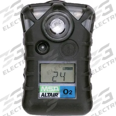 MSA Single-Gas Detector: High 23% vol/Low 19.5% vol Alarm Setting, IP67, Oxygen ( O2 ) - Single Gas Detectors