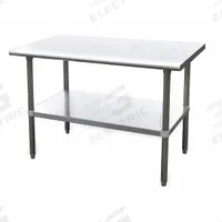 APPROVED VENDOR Work Table: Fixed Ht, Stainless Steel, 72 in x 30 in, 600 lb Overall Load Capacity (MPN 4UEJ8). Key specifications — Brand: APPROVED VENDOR; Unit Type: Not Expandable or Modular.