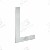 INSIZE Machinist Square: 90° Angle, 8 x 5.2 in Outside Dimensions, Stainless Steel (MPN 4796-200). Key specifications — attr1182176: Stainless Steel; attr1182181: Box; attr1182159: INSIZE; attr1182175: 8 x 5.2 in; attr1182177: Inside:.00150", Outside:.00157"; attr1182182: No.