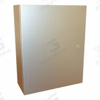 HAMMOND Electrical Enclosure: 304 Stainless Steel, 20 in x 16 in x 6 in, NEMA 12/13/3R/4/4X, Hinged (MPN EN4SD20166SS). Key specifications — Brand: HAMMOND; Closure Method: 1/4-Turn Latch; Enclosure Material: 304 Stainless Steel; Knockouts: Not Included.