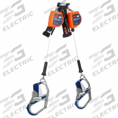 3M DBI-SALA Self Retracting Lifeline: 2 1/2 inAluminum Comfort Grip Rebar Hook Anchor - Personal SRLs