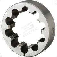 APPROVED VENDOR Round Threading Die: 5/8"-24 UNEF, 1 1/2 in OD, Solid, High Speed Steel (MPN 13216)