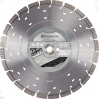 HUSQVARNA Diamond Saw Blade: Abrasive/Brick/Cured Concrete Soft/Limestone/Roof Tile/Sandstone, 5 PK (MPN 534973202). Key specifications — attr1097734: Wet/Dry; attr1097738: Power Cutter; attr1097751: HUSQVARNA.