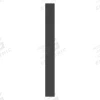ASI GLOBAL Partition Column: Phenolic, Matte, Black, 70 in Ht, 7 in Wd, 3/4 in Thick (MPN 40-98870795-2000). Key specifications — Inner Core Type: Resin Impregnated Kraft Paper; Brand: ASI GLOBAL PARTITIONS; Color: Black; Finish/Texture: Matte.