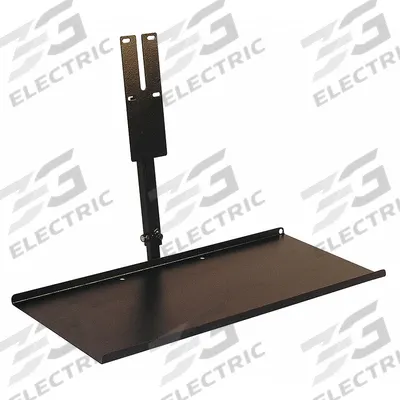 PRO-LINE Keyboard Tray: Steel, Black, 8 in Overall Ht, 14 in Overall Wd, 18 in Overall Dp - Keyboard Drawers & Trays