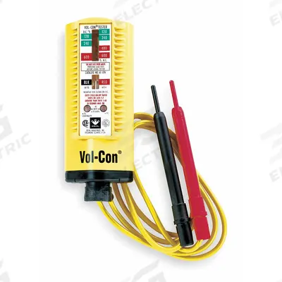 IDEAL Voltage and Continuity Tester: 5 V to 600 V, 5 V to 600 V, Light/Vibration - Voltage Testers