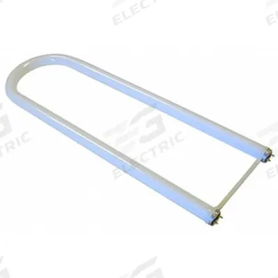 GE LAMPS U-Shaped Fluorescent Bulb: T8, Medium Bi-Pin (G13), 6 in U-Bend Leg Spacing - Fluorescent U-Bend Lamps (No UL Type)