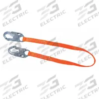 MILLER BY PIP Positioning Lanyard: Steel Snap Hook, Steel Snap Hook, 6 ft Lg, 310 lb Capacity, OSHA (MPN T9111W-Z7/6FTAF). Key specifications — Color: Orange; Brand: MILLER BY PIP; Adjustable Length: No.