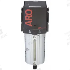 ARO Compressed Air Filter: Particulate, 1/2 in NPT, 5 micron, 197 cfm, 250 psi Max Op Pressure, 2000 (MPN F35341-410). Key specifications — attr110055: 2000; attr110008: ARO.
