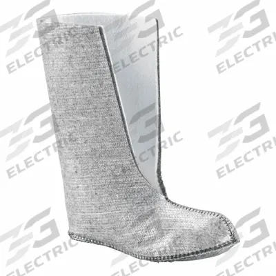 APPROVED VENDOR Boot Liner: Crew, 13 in, Men's, White, Wool, 10 For Men's Shoe Size - Max - Thermal Boot Liners