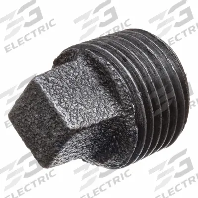 USA INDUSTRIALS Plug: 3/8 in, Threaded, Class 150, 150 psi @ 72°F, Plug - Low-Pressure Threaded Pipe Fittings with Thread Sealant