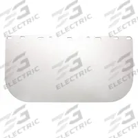 CONDOR Face Shield Visor: 15 1/2 in Overall Wd, 8 in Overall Ht, Clear, Uncoated, Reusable (MPN 4EZD3). Key specifications — Material: Polycarbonate; Brand: CONDOR; Compatible Grainger Part Number: 4EZC9.