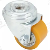 APPROVED VENDOR Bolt-Hole Caster: Swivel, No Brake, Polyurethane, 1 3/8 in Wheel Dia., Steel, Gray (MPN 400K40). Key specifications — attr1111490: APPROVED VENDOR; attr1176865: Swivel.