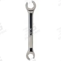 SK PROFESSIONAL TOOLS Flare Nut Wrench: Carbon Alloy Steel, Chrome, 3/4 in_5/8 in Head Size (MPN F2024). Key specifications — attr309723: No; attr309730: Chrome; attr309729: Carbon Alloy Steel; attr324937: SK PROFESSIONAL TOOLS.