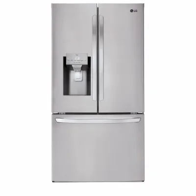 LG ELECTRONICS LRFS28XBS French Door Refrigerator, 27.7 cu ft, Stainless Steel - French Door Refrigerators