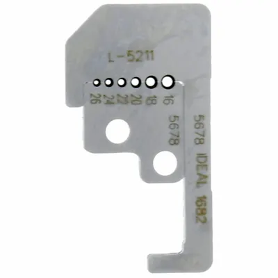 IDEAL Wire Stripper Replacement Blades: 1 4/5 in Overall Lg, Steel, Less than 6 in