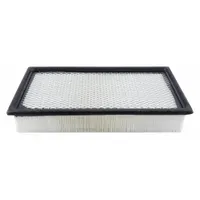 Rectangular panel engine air filter with 13 3/8 in overall length. Designed for Ford light duty trucks. Ensures clean airflow to the engine, protecting internal components from dust and debris