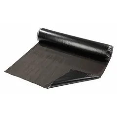 This polyethylene ground mat absorbs up to 48 gallons of industrial spills and leaks. The black mat measures 80 ft by 59 in and is supplied in a box. It is used for spill containment and fluid absorption in maintenance and facility operations.