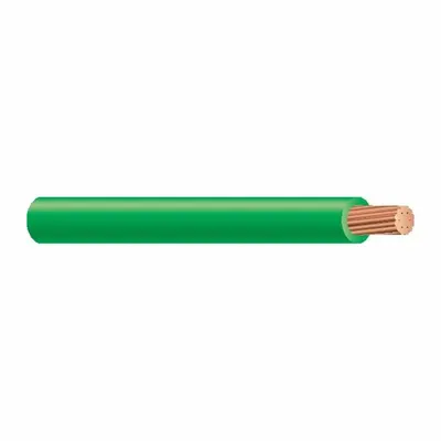 OEM Building Wire: Copper, 8 AWG, 1 Conductors, Stranded, Green, 1,000 ft Lg - Copper THHN/THWN-2 Building Wires