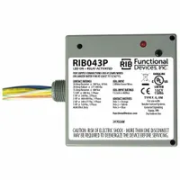RIB Enclosed Pre-Wired Relay: 20 A Rating, 480V AC, 3PST-NO, 0.50 in NPT (MPN RIB043P)