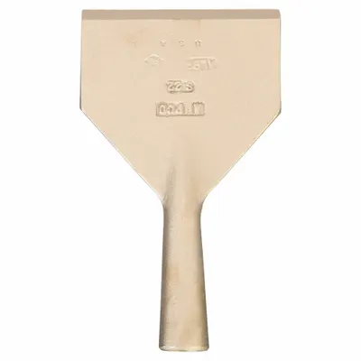 AMPCO Scraper: Bld. Mat. Nickel Aluminum Bronze, Stiff, Straight Bld. Shape - Long-Reach Scrapers