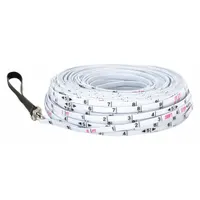 KESON Surveyors Rope: Manual, SR-10-200, SAE/Engineers Scale, 200 ft, 1/10 ft, Loop Tip, Fiberglass