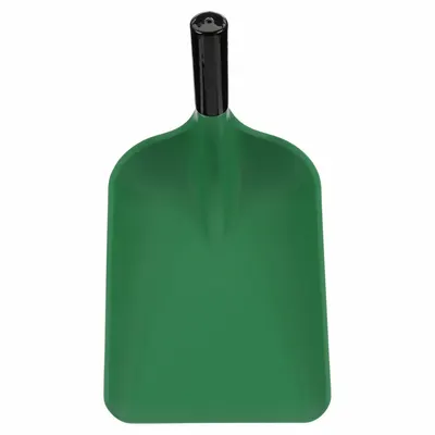 VIKAN Industrial Shovel Blade: Square Point, 1 Ribs, Plastic, #3 Blade Size - Standard Scoop Shovels