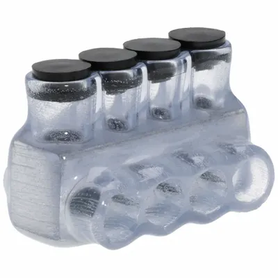 POLARIS Multitap Connector: 4 Port, Single-Sided Entry, 14 AWG – 4 AWG Wire Size - Dry-Location Single-Sided Entry Multitap Connectors
