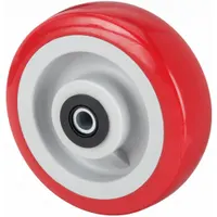 APPROVED VENDOR Caster Wheel: 6 in Wheel Dia., 2 in Wheel Wd, Polyurethane, 650 lb Load Rating, Std