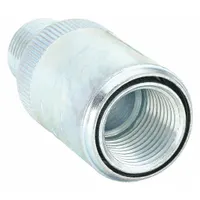 Expansion Union - Conduit to Box: Steel, Electroplated, UNY, 1/2 in Trade Size, Female to Male (MPN UNY50)
