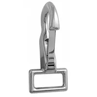 LUCKY LINE PRODUCTS Utility Spring Hook: 1 Snaps, Wire Gate, Zinc, 5/16 in Opening Size (MPN 4FCV8)
