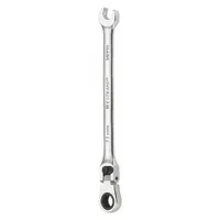 WESTWARD Combination Wrench: Alloy Steel, Chrome, 11 mm Head Size, 7 1/8 in Overall Lg, Flex (MPN 54PP09)