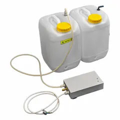 This water supply set is designed for use with BINDER Constant Climate Chambers, model 9020-0325. It provides the necessary water connection for humidity control and temperature stability in environmental testing applications.