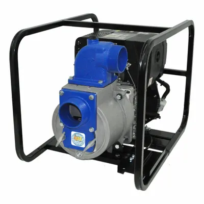 IPT PUMPS Engine Driven Pump: 13 hp, 4 in MNPT, 4 in MNPT, 530 gpm Flow Rate @ 20 Ft. of Head - Engine-Driven Trash Pumps