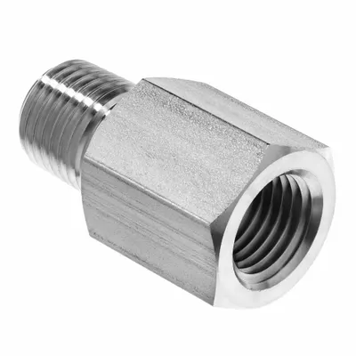 OEM Metal Pipe Straight: Straight, Steel, 1/8 in x 1/8 in, 6,500 psi - Threaded Extreme-Pressure Pipe Fittings