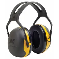Passive over-the-head earmuff with 24 dB NRR. Dielectric and electrically insulated. Rigid plastic headband, foam-filled ABS earcups with pivot points, black finish. Suitable for industrial environments requiring electrical insulation and noise reduction