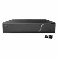 SPECO TECHNOLOGIES Network Video Recorder: 64 Camera Inputs, HDMI/VGA Output, 16MP Resolution, H.265 (MPN N64NR96TB)