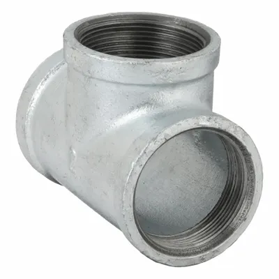 OEM Metal Pipe Tee: Tee (run x run x branch) - Low-Pressure Threaded Pipe Fittings