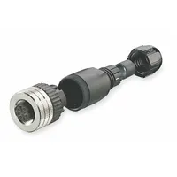 BRAD HARRISON Internal Thread Connector: 4 Socket, M12 Straight Connector, IP67, Straight, Polyamide (MPN 8A4000-31)