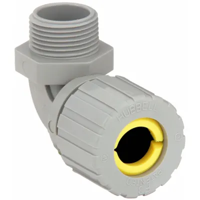 HUBBELL WIRING DEVICE-KELLEMS 90° Plastic Cable Grip - 90° Plastic Cable Grips